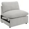 Coaster Fine Furniture 609560P Collins - Modular Power Reclining Sectional Sofa Set - Gray