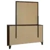 Coaster Fine Furniture 223443M Welsley - 6-Drawer Dresser And Mirror - Walnut