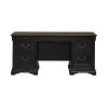 Liberty Furniture 532-HO-JEC Meritage - Jr Executive Credenza - Aged Charcoal