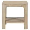 Coaster Fine Furniture 723487 Solano - Square Wood Side End Table With Shelf - Weathered Mango