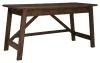 Ashley Furniture H675-44 Baldridge - Home Office Large Leg Desk - Rustic Brown