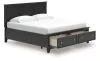 Ashley Furniture B687B19 Ashley Furniture B687B19 Lanolee - King Panel Storage Bed - Black