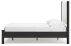 Ashley Furniture B2616B3 Ashley Furniture B2616B3 Cadmori - Full Upholstered Panel Bed - Black / White