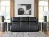 Ashley Furniture PCU1170088 Glossmore - Reclining Sofa - Black