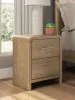 Ashley Furniture PCB1121-92 Gramburg - Two Drawer Night Stand - Warm Natural Brown