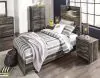Ashley Furniture B211B2 Ashley Furniture B211B2 Drystan - Twin Panel Bed - Brown / Beige