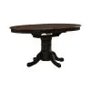 Liberty Furniture 186B-CD-PED Carolina Crossing - Pedestal Table - Black / Antique Honey
