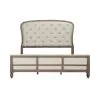 Liberty Furniture 615-BR-QSH Liberty Furniture 615-BR-QSH Americana Farmhouse - Queen Shelter Bed - Dusty Taupe