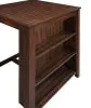 New Classic D1701-32S-CHY New Classic D1701-32S-CHY Gia - Counter Table With 2 Chairs & Storage Shelf - Cherry
