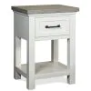 Riverside Furniture 37298 Cora - One Drawer Nightstand - White