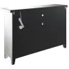 CoasterElevations 183627 Melinda - 2-Door LED Mirrored Wine Storage Bar Cabinet - Silver
