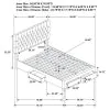 CoasterEssence 305877F Soledad - Upholstered Full Storage Panel Bed - Gray