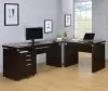 CoasterEveryday 800892 Skylar - Engineered Wood Writing Desk - Cappuccino