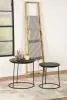 CoasterEssence 935842 Loannis - 2 Piece Round Mango Wood Nesting Table - Matte Black
