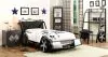 Furniture of America CM7946F-BED Gt Racer - Full Bed - Silver / Gun Metal