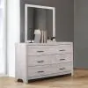 New Classic 00-3314-DM New Classic 00-3314-DM Biscayne  - Dresser & Mirror - Driftwood