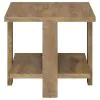 Coaster Fine Furniture 707718-S2 Dawn - 2 Piece Round Coffee And End Table Set - Mango Brown