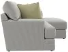Jackson Furniture Industries 2340/46/76-28 Stockbridge - 2 Piece Sofa Chaise With Comfort Coil Seating And 6 Accent Pillows Included (Right Side Facing Chaise) - Slate