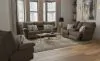 Jackson Furniture Industries 62571-2530/09-2531/15 Lenny - Power Lay Flat Reclining Sofa - Chocolate