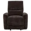 Coaster Fine Furniture 609573 Navarro - Chenille Upholstered Glider Recliner - Dark Brown