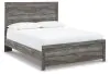 Ashley Furniture B1290/31/36/44/71/98/92(2) Ashley Furniture B1290/31/36/44/71/98/92(2) Bronyan - Queen Panel Bed - 7 Pc. - Dresser, Mirror, Chest, Queen Bed, 2 Nightstands - Dark Gray
