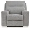 Ashley Furniture 9050313 Biscoe - Power Recliner /Adj Headrest - Pewter