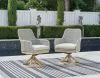 Ashley Furniture P798-602A Seton Creek - Swivel Chair With Cushion (Set of 2) - Gray