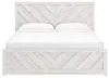 Ashley Furniture B3788B7 Ashley Furniture B3788B7 Cayboni - King Panel Bed - Whitewash