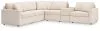 Ashley Furniture 92103S7 Ashley Furniture 92103S7 Modmax - 6-Piece Sectional With Storage Console - Oyster