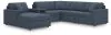 Ashley Furniture 92121S50 Ashley Furniture 92121S50 Modmax - 6-Piece Sectional With Audio System, Laf Corner Chaise And RAF Corner Chair - Ink