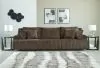 Ashley Furniture 92705S8 Ashley Furniture 92705S8 Top Tier - 3-Piece Reclining Sectional Sofa - Chocolate