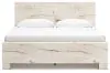 Ashley Furniture B2310B13 Ashley Furniture B2310B13 Lawroy - King Panel Bed With 2 Under Bed Storage Units - Light Natural