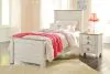 Ashley Furniture B267B15 Ashley Furniture B267B15 Willowton - Twin Panel Bed - Whitewash