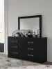 Ashley Furniture PCB1115B1 Ashley Furniture PCB1115B1 Maeling - Dresser And Mirror - Black
