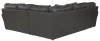 Jackson Furniture Industries 4378/42/62-28 Jackson Furniture Industries 4378/42/62-28 Denali - 2 Piece Italian Leather Match Sectional With 8 Included Accent Pillows - Steel