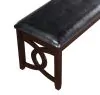 New Classic D1701-25-EBY New Classic D1701-25-EBY Gia - Bench - Ebony - Faux Leather