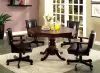 Furniture of America CM-GM340CH-AC Rowan - Height - Adjustable Arm Chair - Cherry