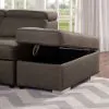 Furniture of America CM6963-SECT Hugo - Sectional - Light Brown