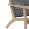 New Classic G5532-72 Radius - Patio Wood And Wicker Side Chair (Set of 2) - Gray