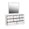 New Classic 02-044W-DM New Classic 02-044W-DM Tamarack - Dresser & Mirror Combo - White