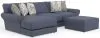 Jackson Furniture Industries 4052/75/73/12-23 Jackson Furniture Industries 4052/75/73/12-23 Cape May - 2 Piece Sofa Chaise With Comfort Coil Seating, 41