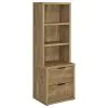 Coaster Fine Furniture 802693-S3 Westpark - 3 Piece Wall Unit Bookcase Set With USB - Mango