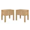 New Classic 30-T3591N-2ET New Classic 30-T3591N-2ET Thayer - One Drawer End Table / Bedside Table (Set of 2) - Natural