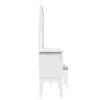Liberty Furniture 781-BR-VN Reflections - 3 Piece Vanity Set - Pearl White & Rhinestone