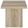 Coaster Fine Furniture 710877 Devar - Square Engineered Wood End Table - Distressed Pine