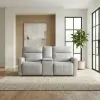 Liberty Furniture 7026GR-23P Chase - Loveseat With Console P3 & ZG - Oslo Gray