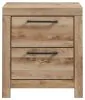 Ashley Furniture B1050-92 Hyanna - Two Drawer Night Stand - Tan Brown