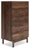 Ashley Furniture EB3660-245 Calverson - Five Drawer Chest - Mocha