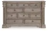 Ashley Furniture B916-31 Blairhurst - Dresser - Light Grayish Brown