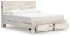Ashley Furniture B2310B11 Ashley Furniture B2310B11 Lawroy - King Panel Bed With Storage Footboard - Light Natural